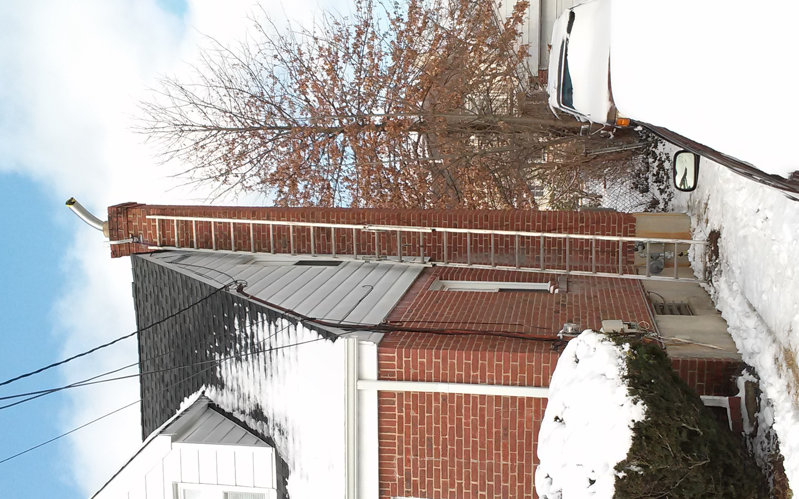 Stainless steel chimney liner installation in Floral Park, NY