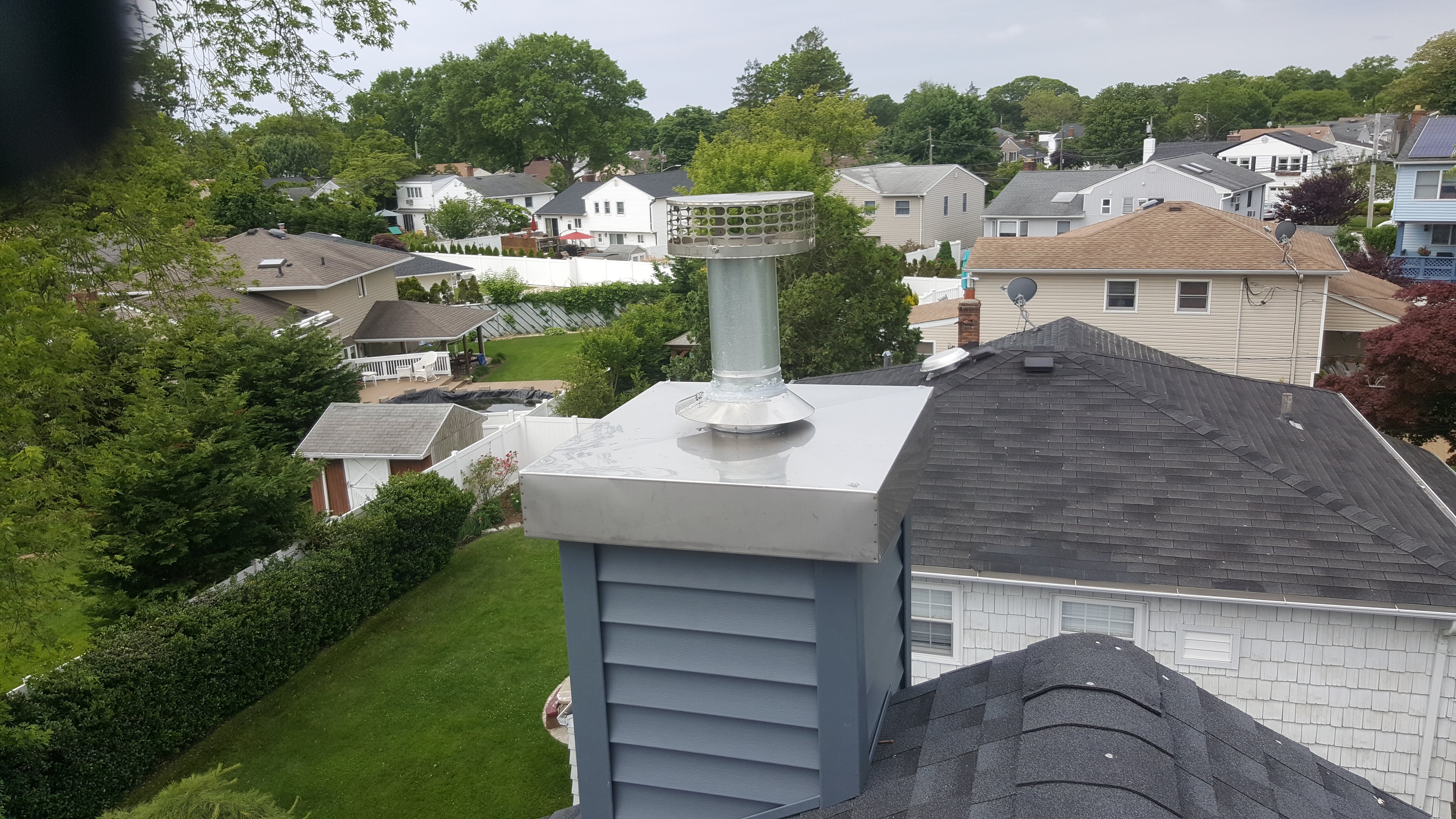 Energy-saving top sealing damper installed in Floral Park, New York